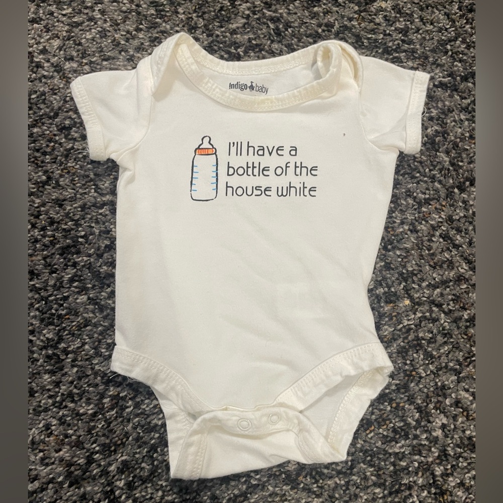 Carter’s Funny Wine/Milk One Piece